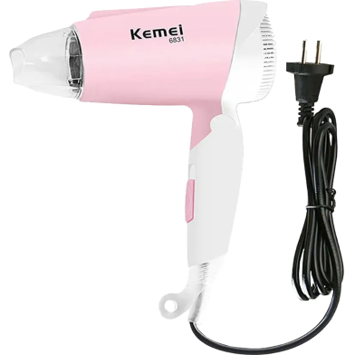 Kemei KM-6831 Low Noise Foldable Home Hair Dryer