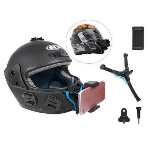 Helmet Strap Chin Mount